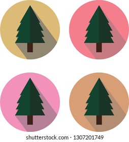chrismas tree icon for your logo or banner.