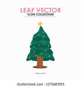 Chrismas Tree Modern Icon Vector Collection