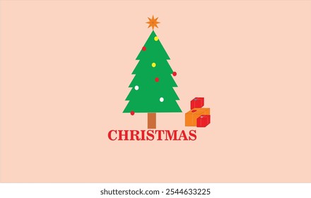 Weihnachtsbaum für Geschenkkarte
