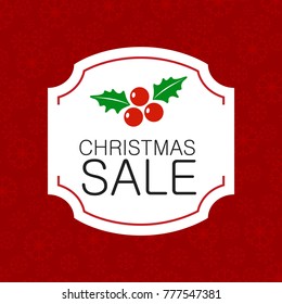 Chrismtas sale pattern background
