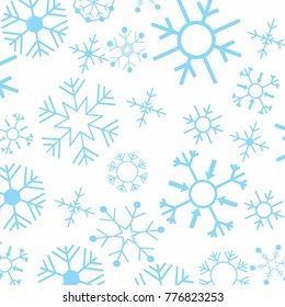 Chrismtas snowflakes pattern 