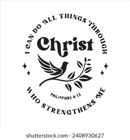 Christ-Hintergrund inspirierende positive Zitate, Motivation, Typografie, Schriftdesign