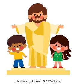 Christ The Redeemer And Kids