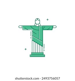 Icono del Vector Cristo Redentor