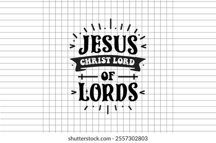 Christain Or
 Jesus Typograpgy T shirt Design For Your POD Bussiness