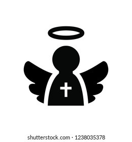 Christian angel icon