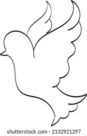 Christian Art. Line art for print or use as poster, card, flyer, Tattoo or T Shirt