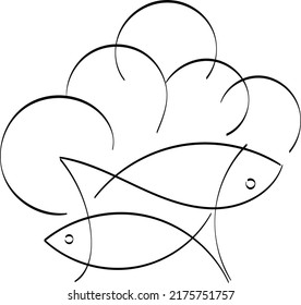 Christian Art. Christian symbol for print or use as poster, card, flyer Tattoo or T Shirt