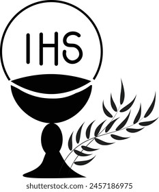 Christian Art. Christian symbol for print or use as poster, card, flyer Tattoo or T Shirt