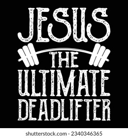 Christian Athlete Workout Shirt Jesus Ultimate Dead lifter Tank Top