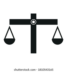 Christian Bold Style Justice Logo Stock Vector for any Law Firm