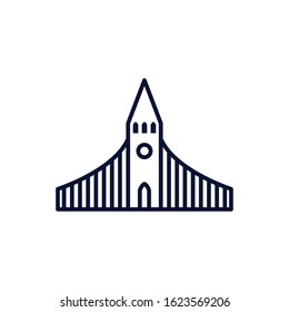 Christian and catholic church design, Religion culture belief religious faith god spiritual meditation and traditional theme Vector illustration
