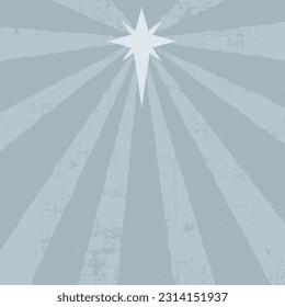 A Christian Christmas background featuring the star from the nativity and room for adding text.