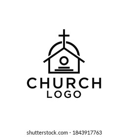 Christian Church Jesus Cross Gospel Logo Stock Vector (Royalty Free ...