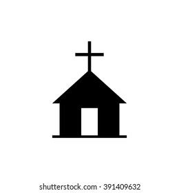 Christian church. Vector icon