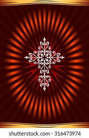 Diseño de cruz cristiana
