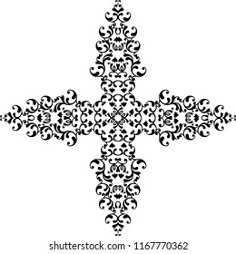 Christian Cross Design Vector Art