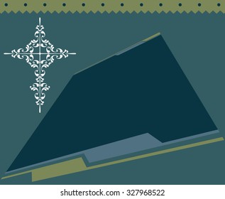 Christian Cross Design Vector Art