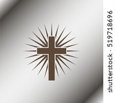 Christian cross icon.