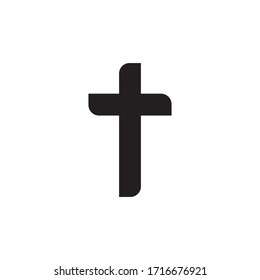 Christian Cross Icon In Trendy  Design Vector Eps 10