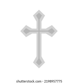 Christian Cross isolated on white background