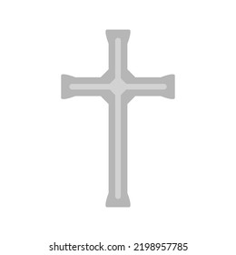 Christian Cross isolated on white background