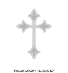 Christian Cross isolated on white background