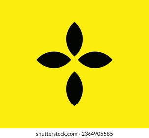 Christian Cross Leaf Logo Design Template