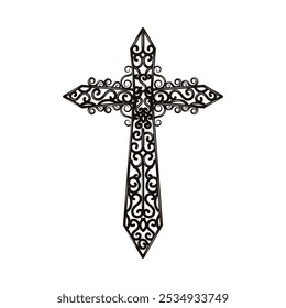 Christian Cross Ornament - 07