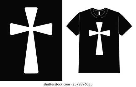 Christian cross Shirt design, Religious t shirt design.