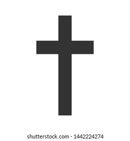 	
Christian cross sign vector illustration