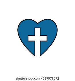 Christian cross symbol