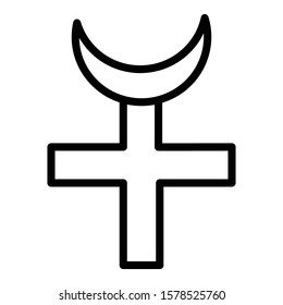 
Christian cross variants Isolated Vector icon which can easily modify or edit
