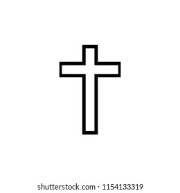 Christian cross vector