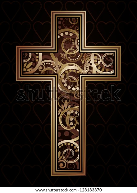 Christian Cross Vector Illustration Stock Vector (Royalty Free ...