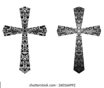 Christian crosses (black and white)