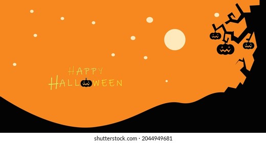 It's a Christian day and a spooky Halloween story about ghosts with pumpkins is the promise of computer-designed black and orange.