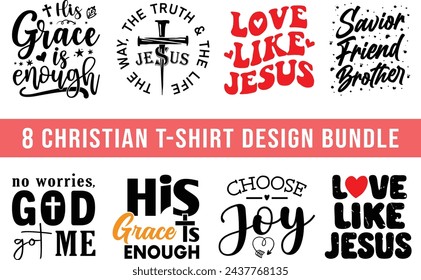 Christian Design bundle, Christian quotes bundle, Christian quotes bundle, Christian t-shirt designs