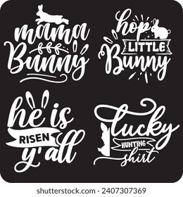 Christian Easter Bundle, Easter bundle, Christian design, Bunny bundle, Religious Easter Bundle, Silhouette, Easter Quotes design, designs