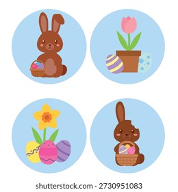 Christian easter holiday sticker pack