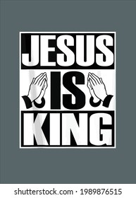 Christian Evangelism Gift Jesus Is King Christmas Tank Top design vector illustration for use in design and print poster canvas