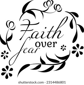 Christian Faith Design for print or use as poster, card, flyer, tattoo or T Shirt