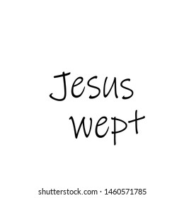 Christian faith, motivational quote of life, typography for print or use as poster, card, flyer or T shirt