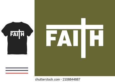 Christian faith t shirt design