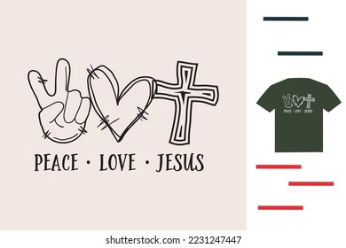 Christian faith t shirt design