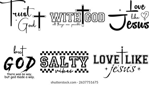 Christian Faith T-Shirt Design Bundle