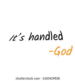 Christian faith, typography for print or use as poster, card, flyer or T shirt