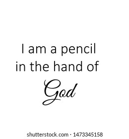 Christian faith, typography for print or use as poster, card, flyer or T shirt