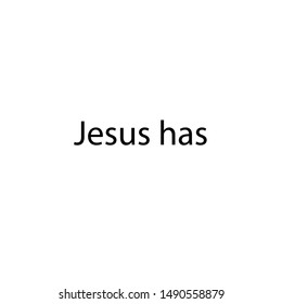 Christian faith, typography for print or use as poster, card, flyer or T shirt