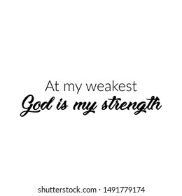 Christian faith, typography for print or use as poster, card, flyer or T shirt